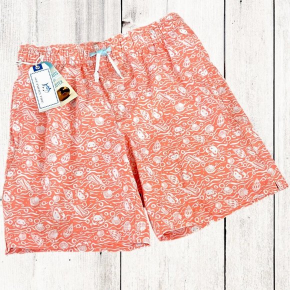 NEW Southern Tide Boys' XL(16) Shell of a Good Time Swim Trunks Shorts-$59.50 - Picture 3 of 15